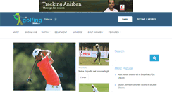Desktop Screenshot of golfingindian.com