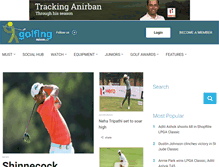 Tablet Screenshot of golfingindian.com